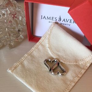James Avery interlocking hearts pendant